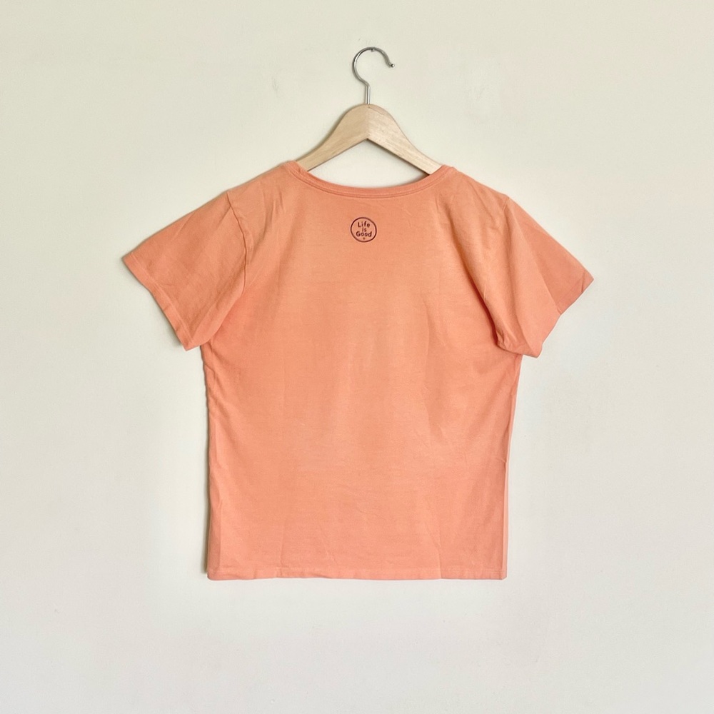 Life Is Good Horse Graphic Peach Crusher T Shirt Women’s Medium Classic Fit - Picture 9 of 14